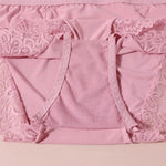 Beauwear Women Luxury Sexy Lace Panties Floral Transparent Nylon Breathable Briefs Underwear Female Bragas Pretty Lingerie