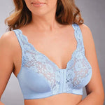 Women Lace Bra Plus Size Push Up Underwear Crop Top S-6XL Seamless Brassiere Female Lingerie Sexy Front Closure Bralette
