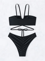 S - XL Cut Out Scrunch Butt Bikini Female Swimsuit Women Swimwear Two-pieces Bikini set Brazilian Bather Bathing Suit Swim K7300