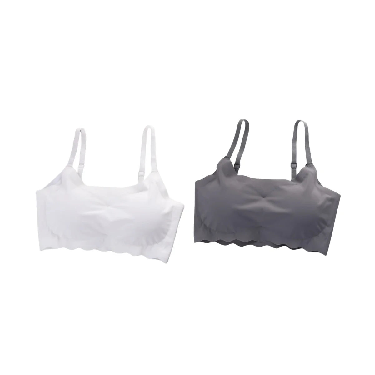2Pcs/Set Push-Up Bras For Women Tube Top Seamless Underwear No Steel Ring Soft Support Bra Female Breathable Sexy Lingerie