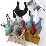 Seamless Bras For Women Push-Up Bra Sport Underwear Top Comfort Non-wire Padded Bralette Sexy Lingerie Daily Intimates M-L