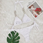 Jewelled Rhinestones Diamond Bikini Female Swimsuit Women Swimwear Two-piece Bikini Set Brazilian Bather Bathing Suit Swim Lady