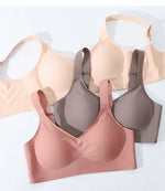 MOYISU Jpanese Kawaii Beach Bralette | Breathable 3D Jelly Support Bra Summer Slim Silhouette | No Show Minimizer & Wire-Free |