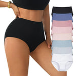 3Pcs/Set Cotton Panties Women Sexy Lingerie Plus Size Women's High Waist Briefs Solid Color Panty Breathable Underpants XS-2XL