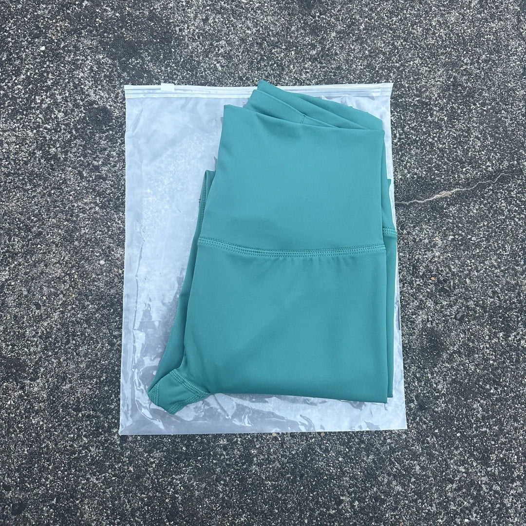 Solid Color Back Waist Pocket High Waist Fitness Yoga Legging soft Women Sport Pant Tight Butter Athletic Gym Ankle-Length Pants