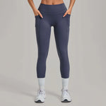 Women's Seamless Yoga Leggings Pants Sports Fitness Hips Lift High Waist Training Trousers Training Workout Gym Leggings