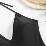 2026 Halter Swimsuit One Piece Backless Solid Swimwear Women Bathers Bathing Swimming Swim Suit Padded Beachwear Summer