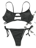 Sexy Hollow Out Micro Thong Bikini Women Swimwear Female Swimsuit Two-pieces Bikini Set Brazilian Bather Bathing Suit Swim Lady