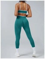 2PCS Yoga Suit Seamless Sports Set Gym Outfits Women Tracksuit Running Workout Clothes Sports Bra Athletic Wear Yoga Clothing