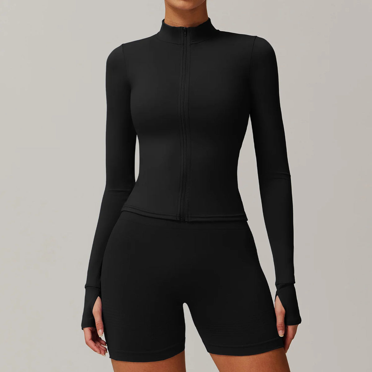 NCLAGEN Gym Sports Top Women Zip Tight Long SleeveNaked Feel Fitness Jacket Training Quick Dry Breathable Running Yoga Blouse