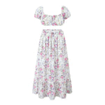 Lace Skirt Set Dress Summer Women Beach Holiday Sexy Cotton Matching Set Outfits Spring White 2 Pcs Vestidos Female Set 2025