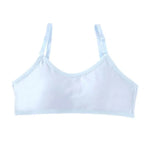 No Underwire Comfort Everyday Bra Women's Wirefree Padded Bra Seamless Full Coverage Cotton Bralette with Adjustable Strap