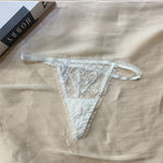 Embroidery Heart Sexy Girls Panties Women Briefs Thong Lace G String Underwear Thin Transparent Low Waist Female Lingerie