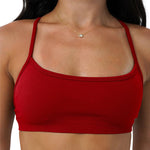 Sports Bra Women Padded Yoga Top Seamless Gym Bra Top Back Cross Workout Tank Top Push Up Fitness Crop Top Running Underwear