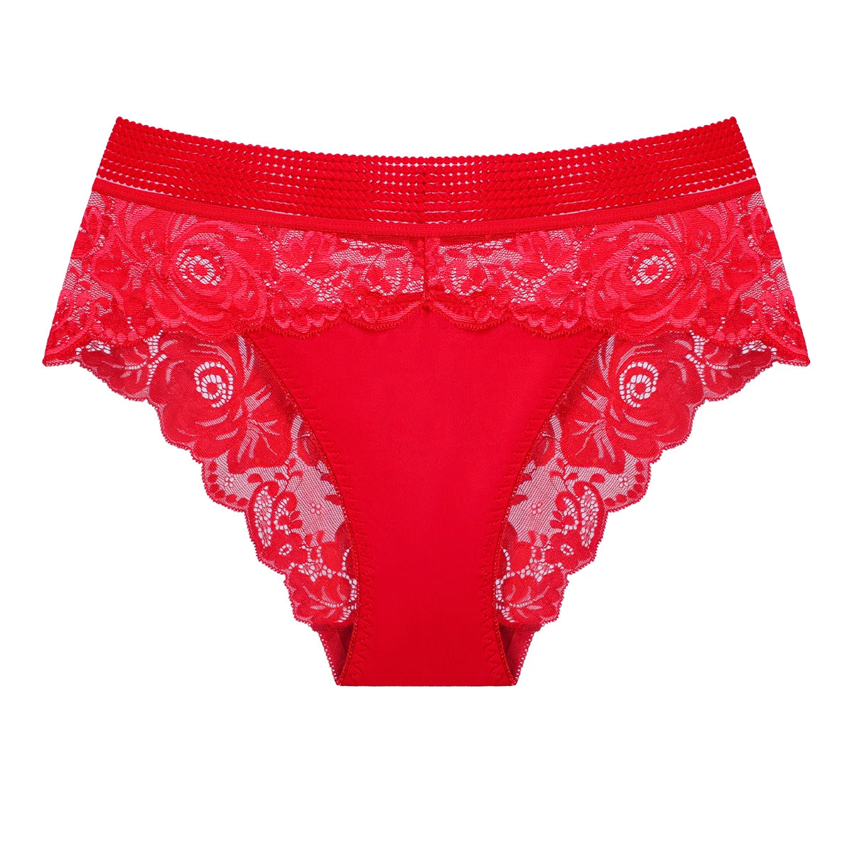 3pcs/pack Low Waist Floral Women's Panties Sexy Elegant Lady Briefs Underwear Fashion Style Breathable Comfort Female Underpants