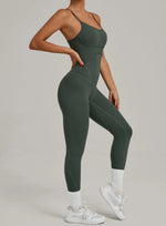 Padded One-Piece Yoga Clothes Sportswear Women's Gym Push Up Workout Clothes Fitness Sports Fitness Wear Yoga Jumpsuit