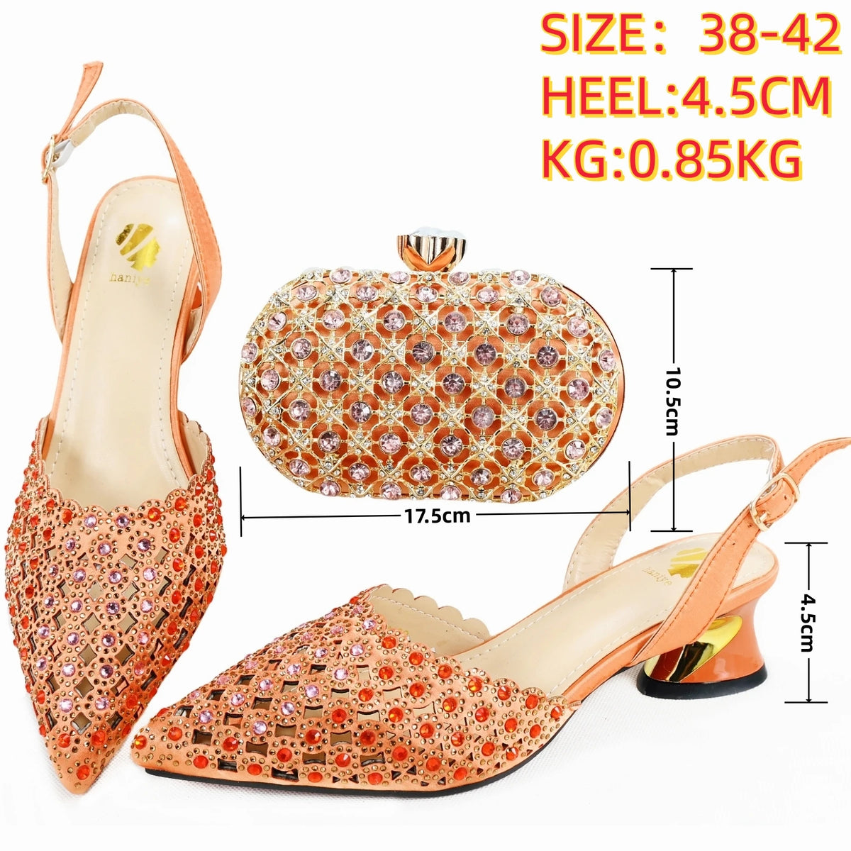 DoershowHigh Quality African Style Ladies Shoes And Bags Set Latest purple Italian Shoes And Bag Set For PartyHAE1-7