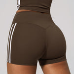 High Waist Yoga Shorts Women Summer Slim Fit Butt Lift Sports Shorts Gym Fitness Short Tights Female High Elastic Cycling Shorts