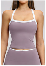 Women's Pilates Tank Top Push-Up Sports Bra Hollow Breathable Fitness Bras Gym Yoga Vest Running Tops High Strength Sportswear
