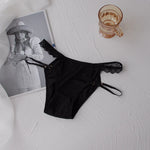 Ice Silk Seamless G String Lace Women Panties Sexy Thong Girls Underwear Female Briefs Low Waist Intimates Fitness Lingerie