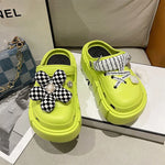 Platform Slippers Summer Women's Sandals 6cm Wedges Ladies Outdoor Clogs Thick Street Beach Slides Girls Flip Flops Garden Shoes