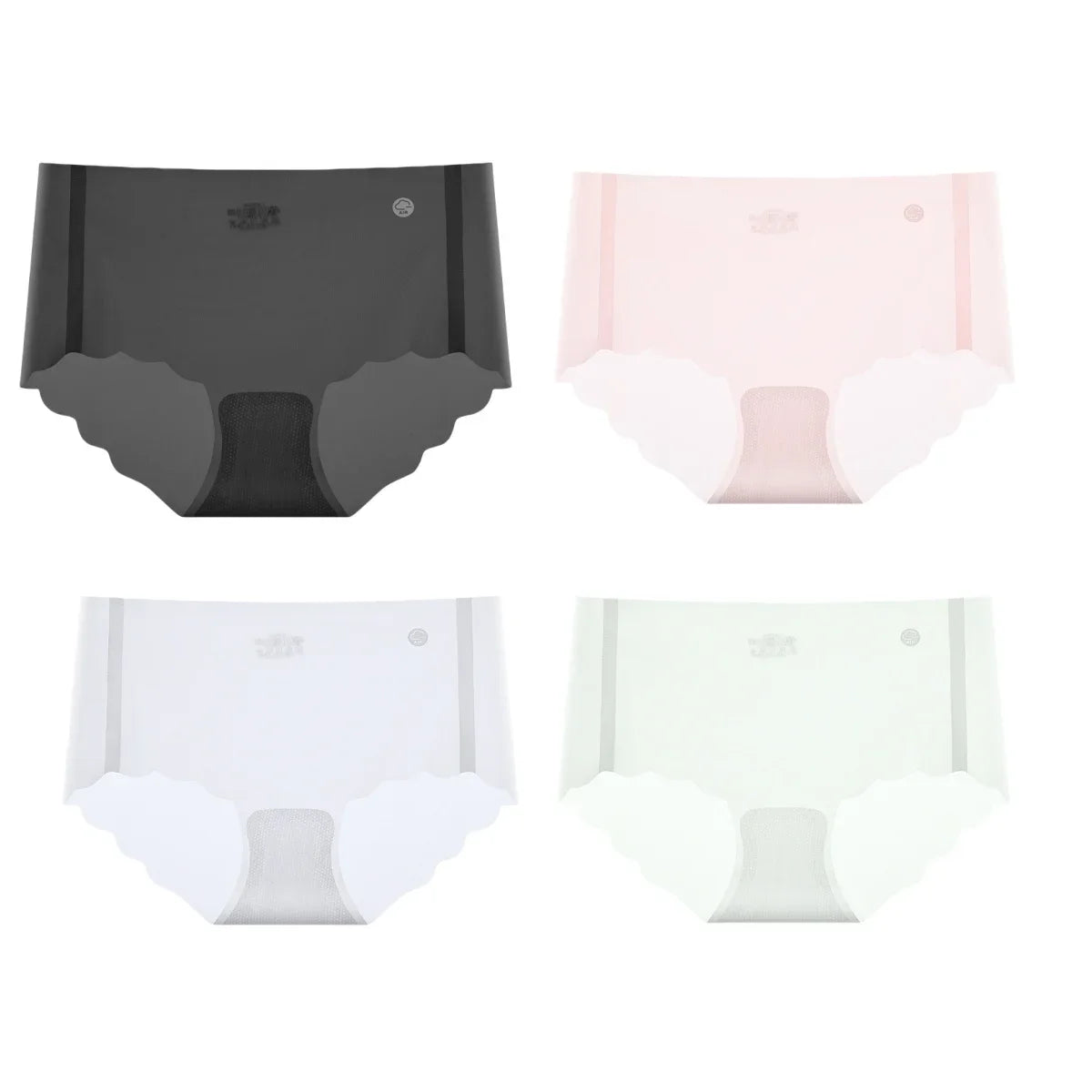 4Pcs/Set Sexy Women Panties Quick Drying Thin Briefs Seamless Underwear Summer Underpants Low Rise invisible Panties