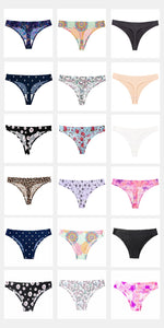 Women Thongs Fashion Floral Panties XS-XL Female Underpants Ladies Sexy Underwear Women Bikini Panty New Panties For Woman 2022