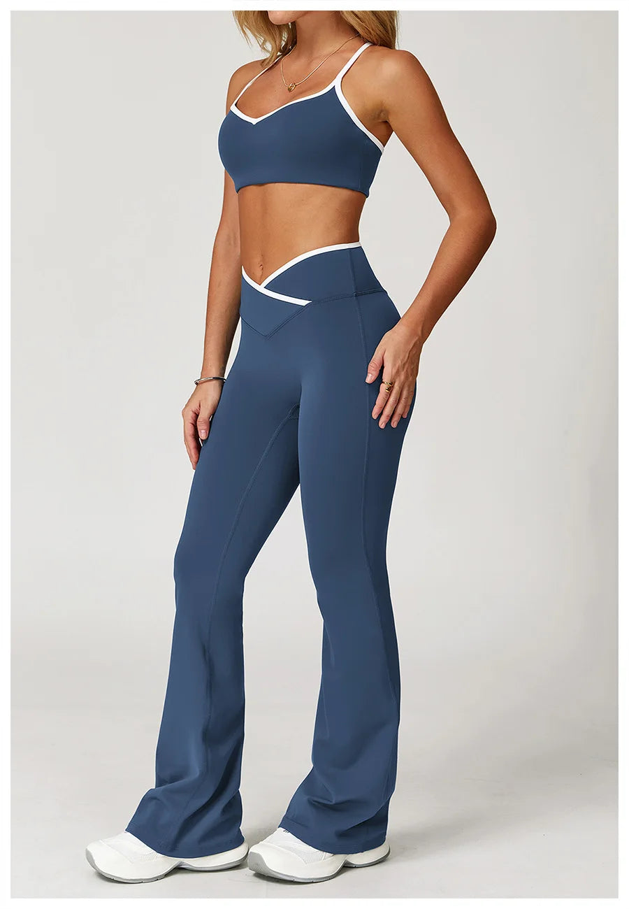 Sportswear Woman Gym Sports Bra Shorts Leggings 2 Piece Set Workout Naked Feeling Seamless Female Fitness Clothing Tracksuits