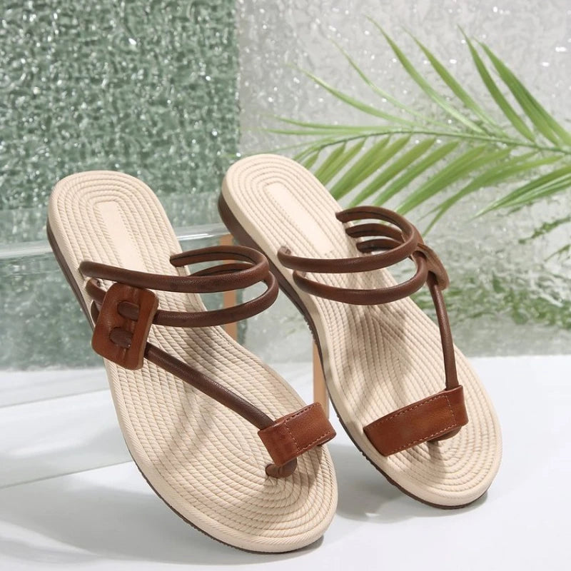 Flip Flops WomensShoes Flat Summer SlippersFolded Flip Casual Fashion Bohemian Flops Dress Sandals Women