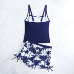 2026 Strappy Tankini Set Two Pieces Swimwear Female Beach Wear Swimsuit Women Bathers Bathing Swimming Swim Suit Beachwear