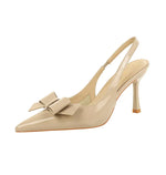 Luxury Designer Burgundy Suede Ankle Strap Pumps Sexy Pointed Toe Ankle Buckle Elegant Heels Fashion Wedding Party Shoes Shoes