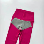Nude Yoga Leggings Women High Waist One-piece Fitness Wear-free Underwear Belt Pocket Sports Pilates Trousers Fitness Pants