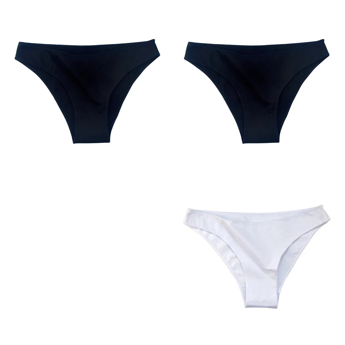 3Pcs/Set Women's Cotton Briefs Underwear Female Underpants Low Rise Underwear Sexy Lingerie Soft High Cut Panties