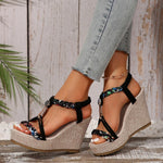 Women Wedges SandalsSummer Fashion Designer Shoes for Women High Quality Platform Sandals Casual Outdoor Sandals Women