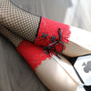 Sexy Women Hosiery Lace Top Over Knee Thigh High Stockings Ladies Hollow Mesh Nets Lace Fishnet Stockings Lolita Pantyhose Socks