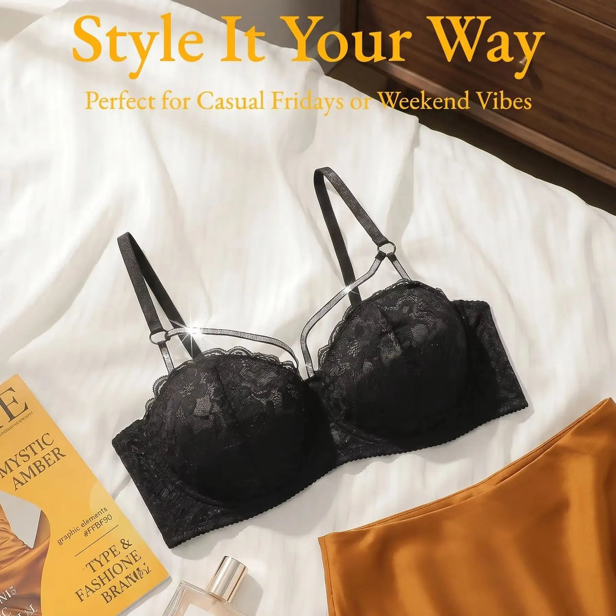 Plus Size Lace Bra Women Thin Cup Bralette Sexy Diamond Strap Brassiere Transparent Floral Lingerie Push Up Intimate bra MR2670