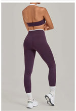 Women's Seamless Yoga Sets Sports Fitness Sleeveless Vest Hip-lifting Slim Fit Pants Suits Workout Gym Training Running Sets