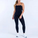 NCLAGEN Yoga Sets Women 2 Piece Gym Clothes Defy Longline Strappy Top And Defy Leggings Fitness Suit Pilates Workout Sportswear
