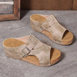 Women Comfortable Platform Sandals Open Toe Wedge Sandals Summer Lightweight New Slippers Fashion Casual Designer Women Shoes