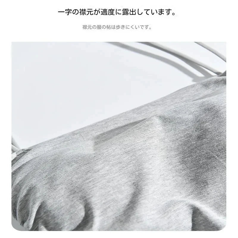 Summer Simple Women's Cotton Sling Camisole Crop Top Sleeveless Shirt Lady Bra Tank Tops Straps Skinny Girls Camisole Base Best