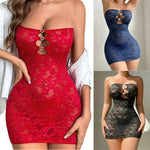 Fancy Lingerie Ultra Sexy Crotchless Bra Suit Sexy Lace Thin Sensual Lingerie Hollow Underwear Erotic Pajamas Set