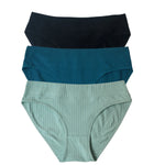 3Pcs/Set Cotton Panties Women Low Waist Briefs Solid Color Underwear Comfort Breathable Panty Sexy Lingerie M-XL Intimates