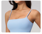 Summer Yoga Tank Top Women Breathable Sport Bra Gym Running Casual Vest Comfort Fit Workout Top Female Shockproof Yoga Underwear