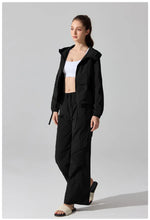 Outdoor Windproof Mountaineering Jacket Women Fashion Lightweight Sun Protection Sports Hooded Top Casual Loose Hiking Yoga Suit