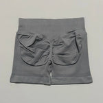 HISTELLO Impact Shorts 4.5" Women Fitness Sports Biker Shorts Low Waist Gym Short Workout Scrunch Butt Yoga Seamless Leggings