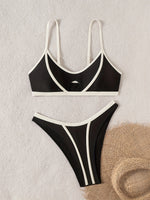ZTVitality Sexy Patchwork Bikini Set 2025 New Arrival Biquini Padded Bra Push Up Swimsuit Women Swimwear Summer Beachwear