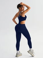 Women Seamless Yoga Jumpsuit Workout Bodysuit Tummy Control Butt-Lifting Gym Clothes Sleek Sportswear Striped Athletic Outfit