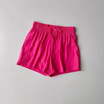 Women's Loose Fitting Anti-Glare Yoga Shorts Two-Piece Set Speed Drying Fitness Pilates Running Training Short
