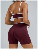 2PCS Yoga Suit Seamless Sports Set Gym Outfits Women Tracksuit Running Workout Clothes Sports Bra Athletic Wear Yoga Clothing