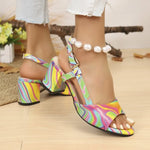 2026 Women Sandals Summer New Wedge Platform High Heels Round Toe Open Toe Fashion Shoes Versatile PlatformSandals